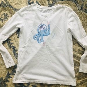 Girls vineyard vines long sleeve white T-shirt L